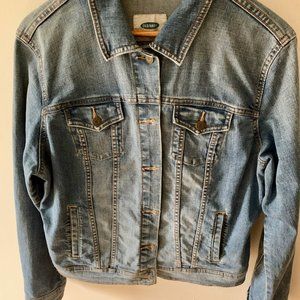 OLD NAVY Medium-Wash Jean Jacket Size L